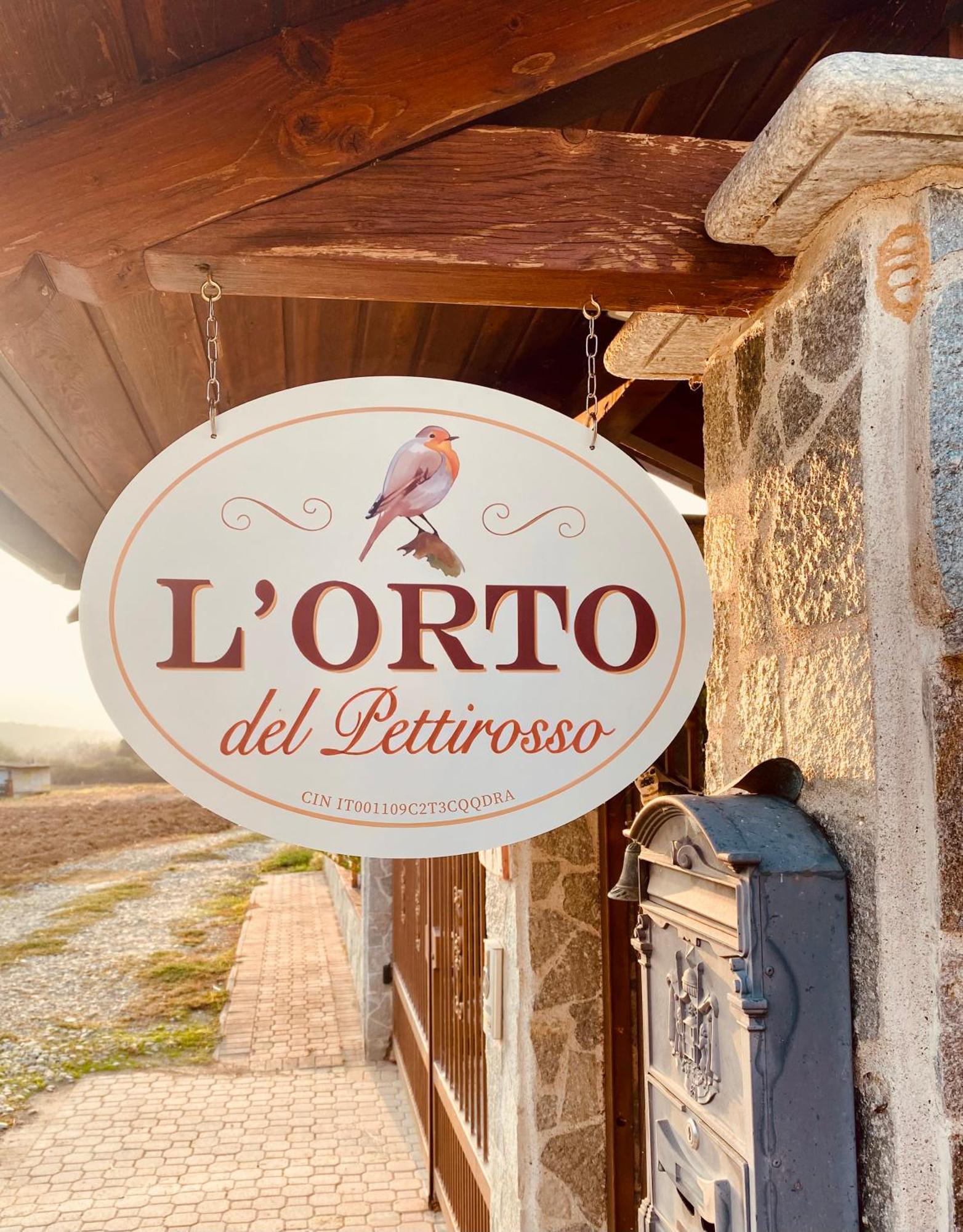 Orto Del Pettirosso Lejlighed Front Eksteriør billede